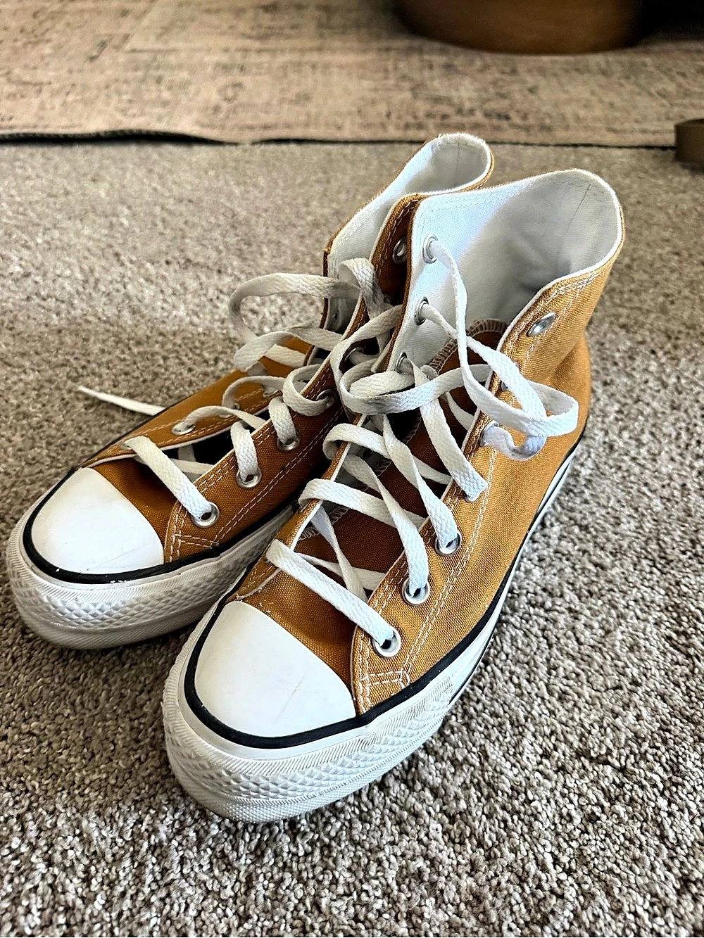 Converse Chuck Taylor All Star Lift Platform High Top Brown High Top Sneakers -
